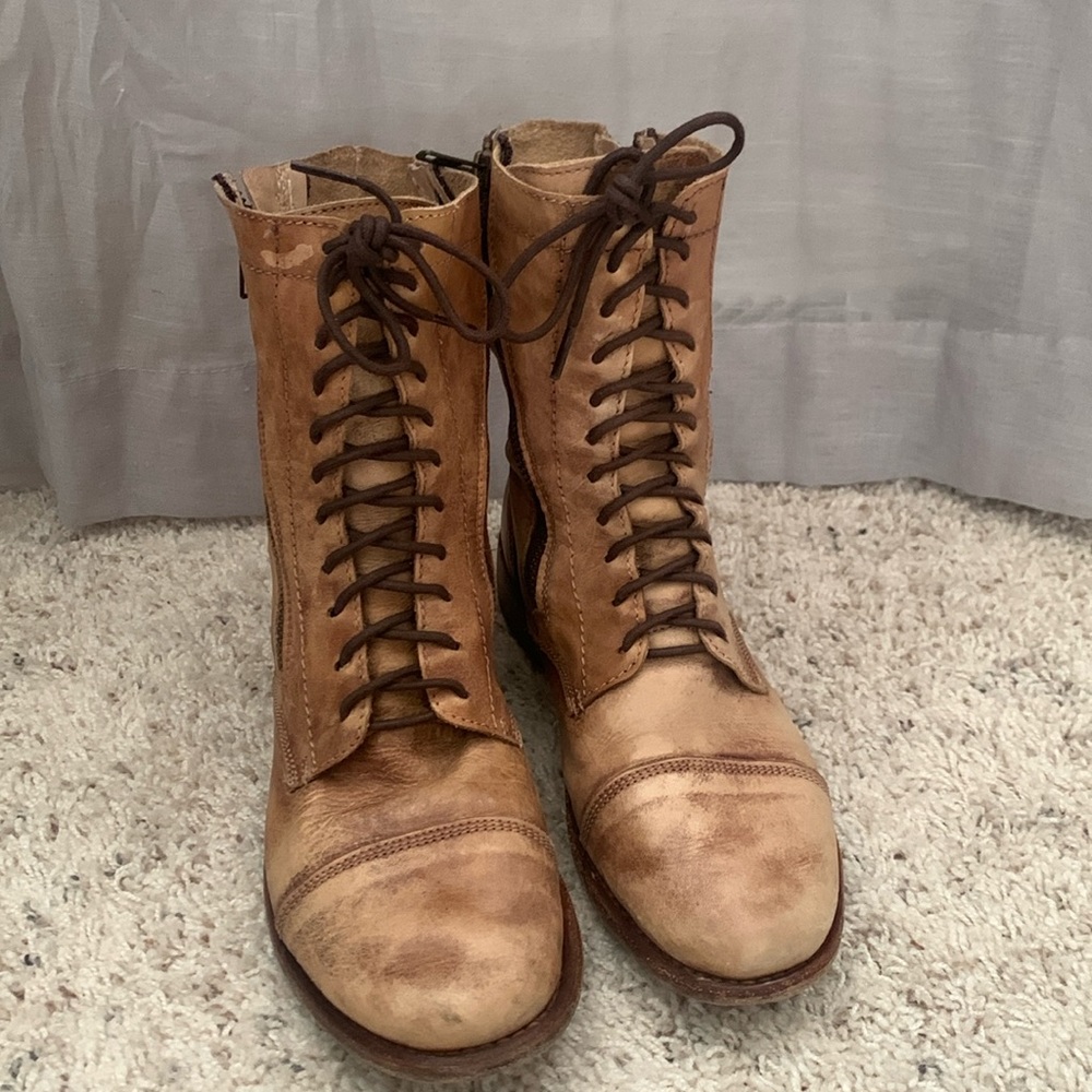 Italian leather boots
